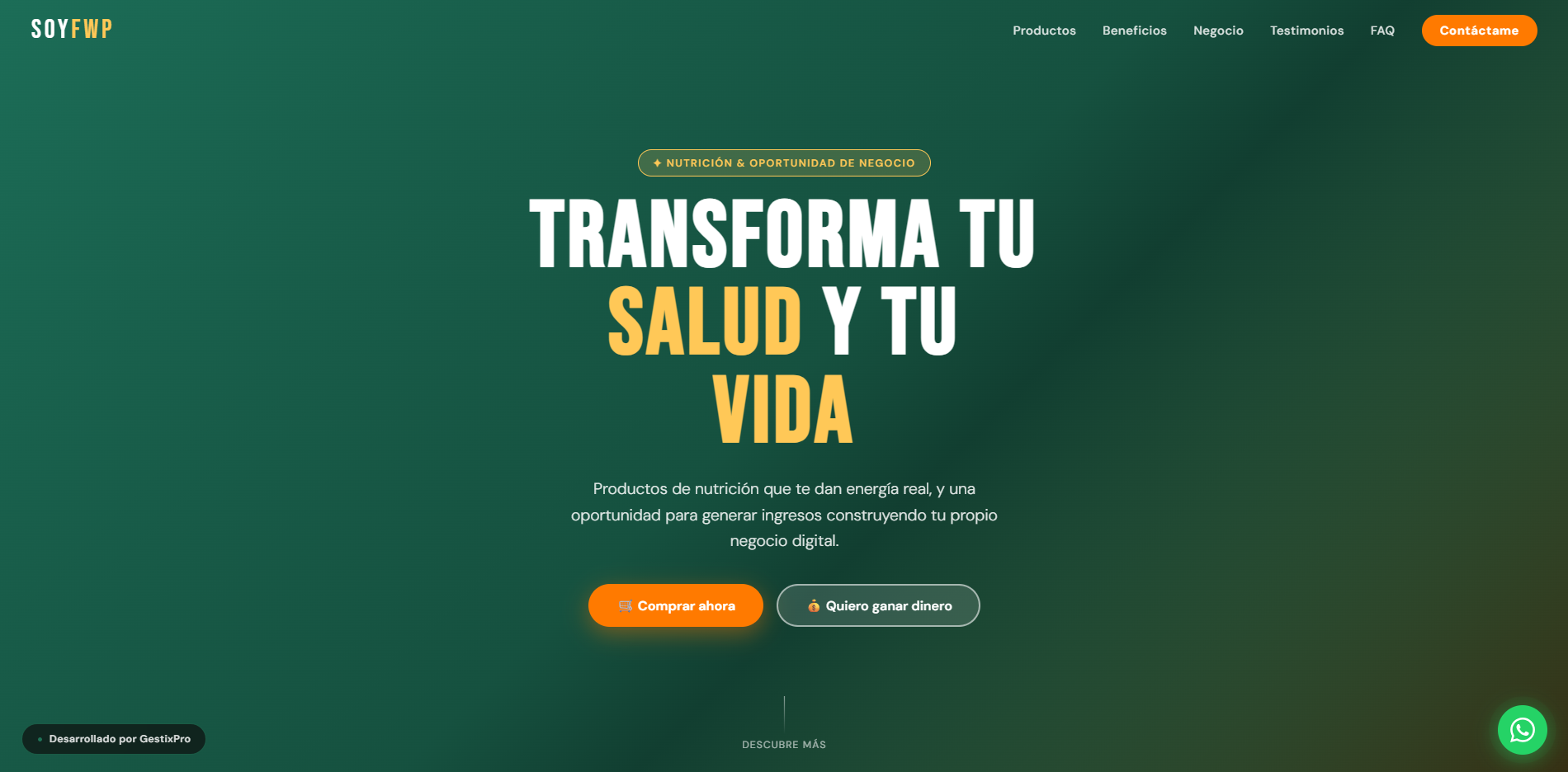 Previsualización de SoyFWP